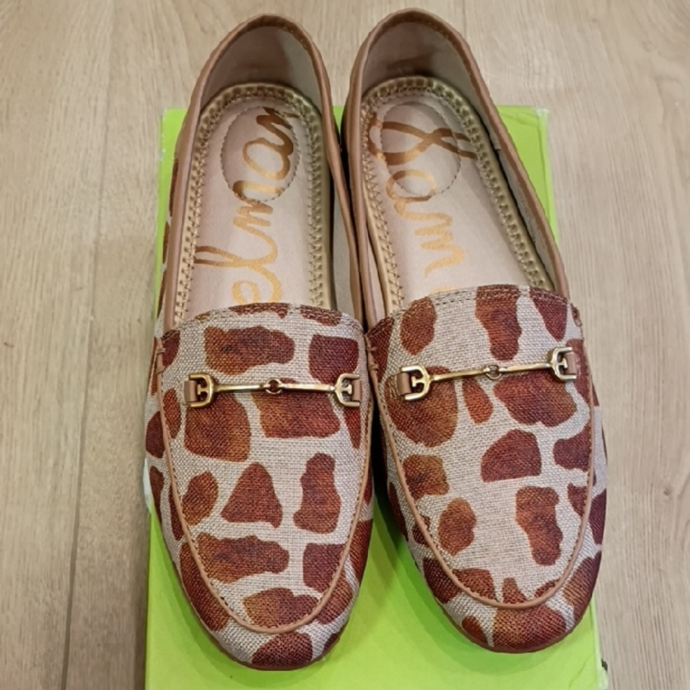 NIB Sam Edelman Loraine Mini Animal Print Loafer | US Size 4M